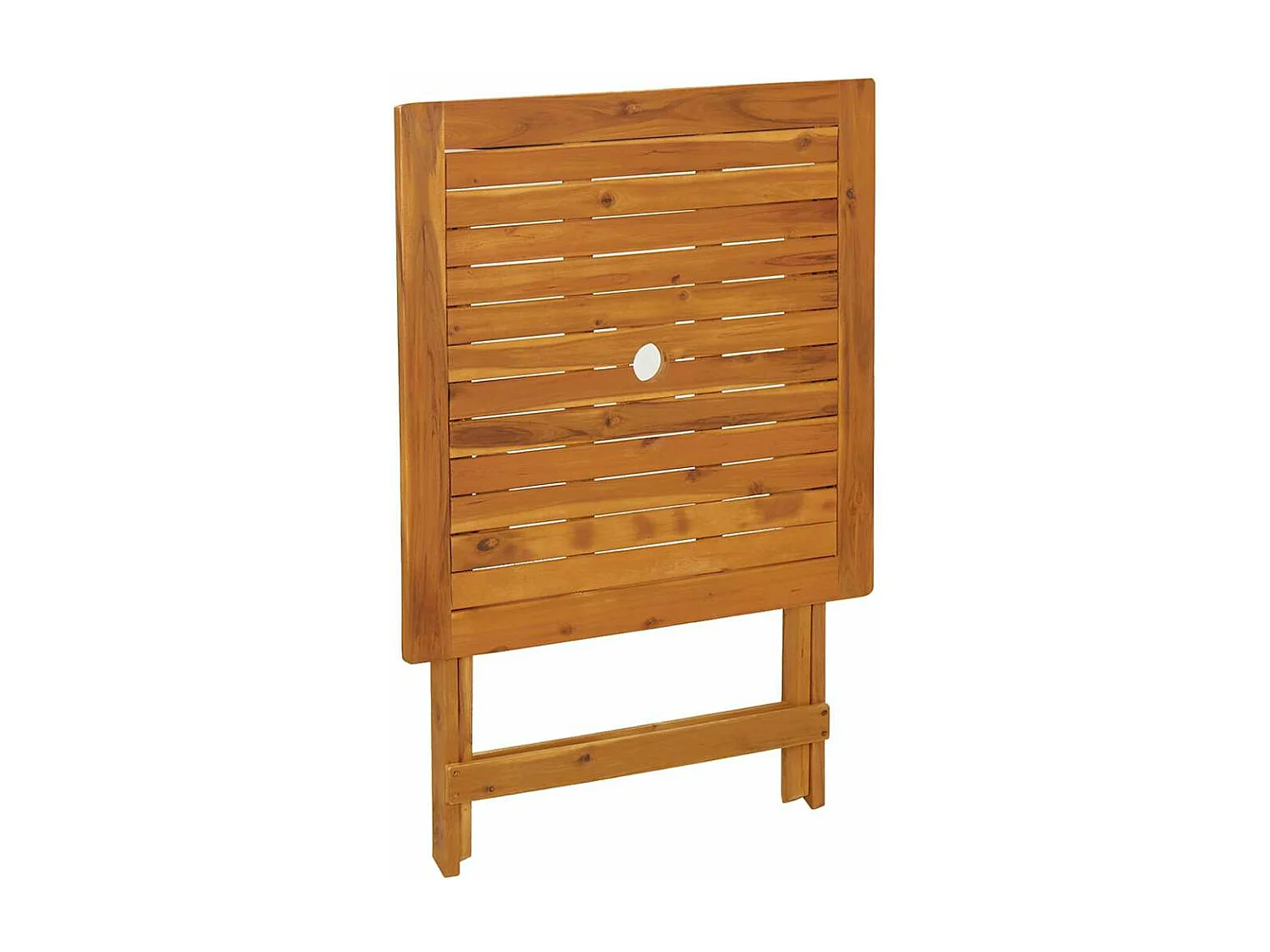 Table pliable de jardin 70x70x75 cm Bois d'acacia massif