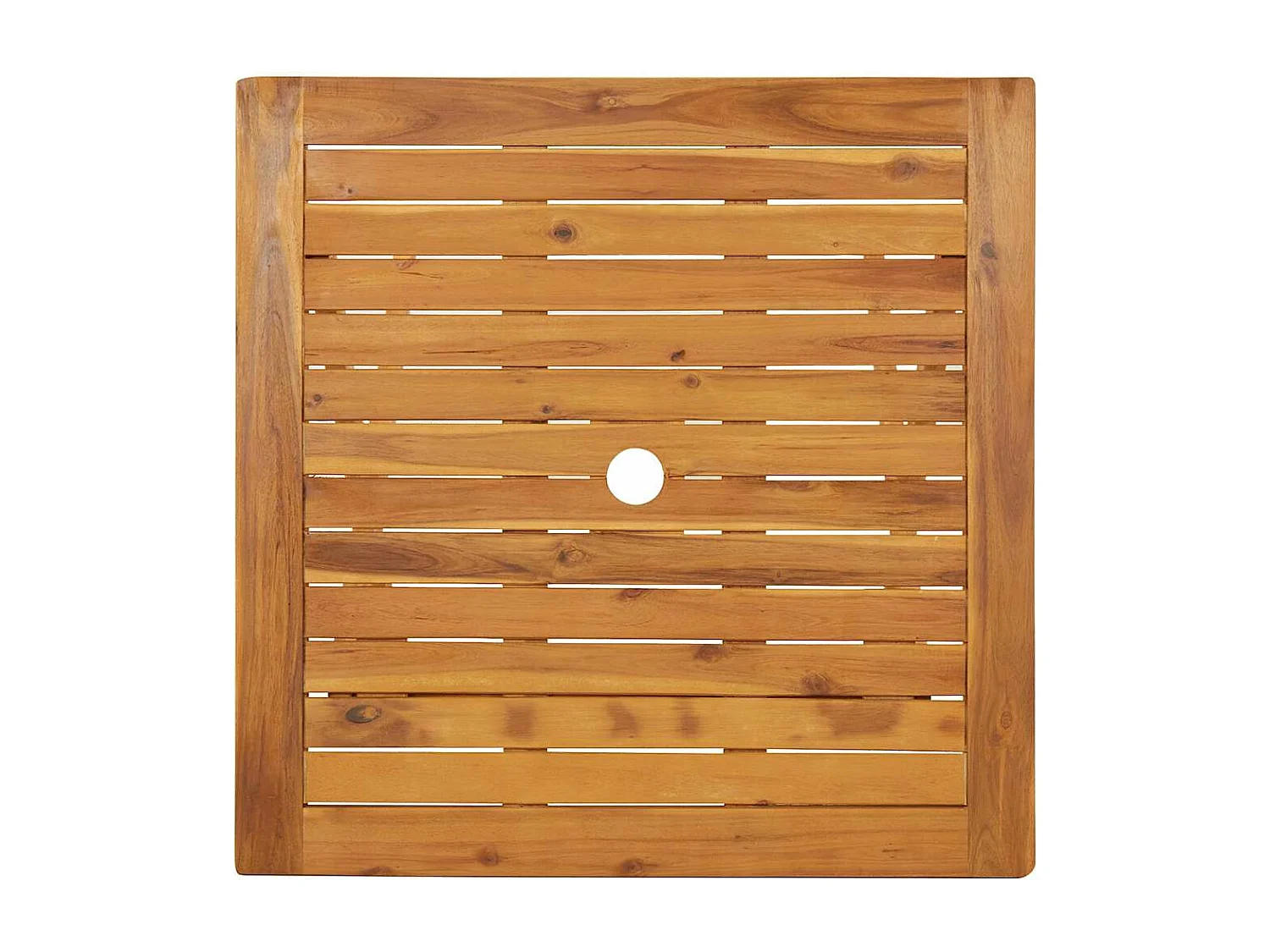 Table pliable de jardin 70x70x75 cm Bois d'acacia massif