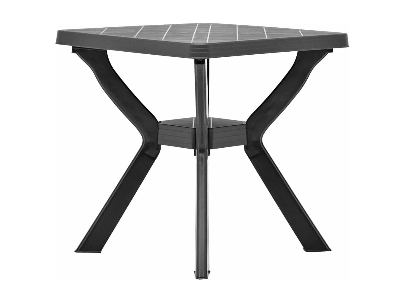 Table de bistro Anthracite 70x70x72 cm Plastique