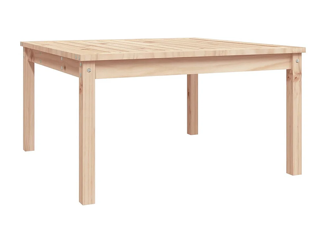Table de jardin 82,5x82,5x45 cm bois massif de pin