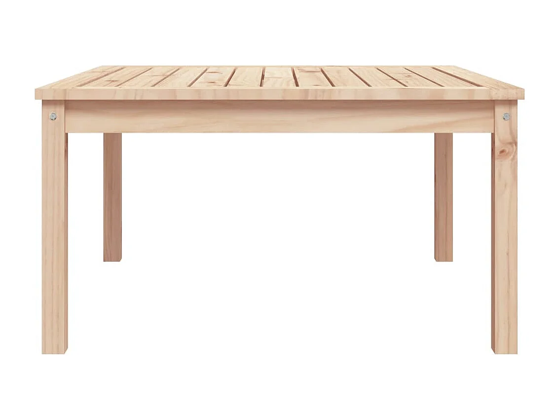 Table de jardin 82,5x82,5x45 cm bois massif de pin