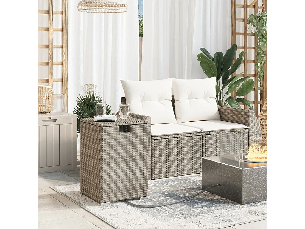 Table de couverture de bouteille de propane gris 40x40x60 cm