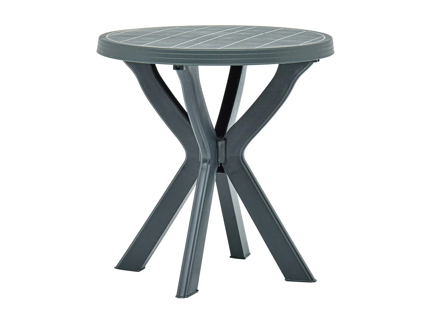 Table de bistro Blanc Ø70 cm Plastique
