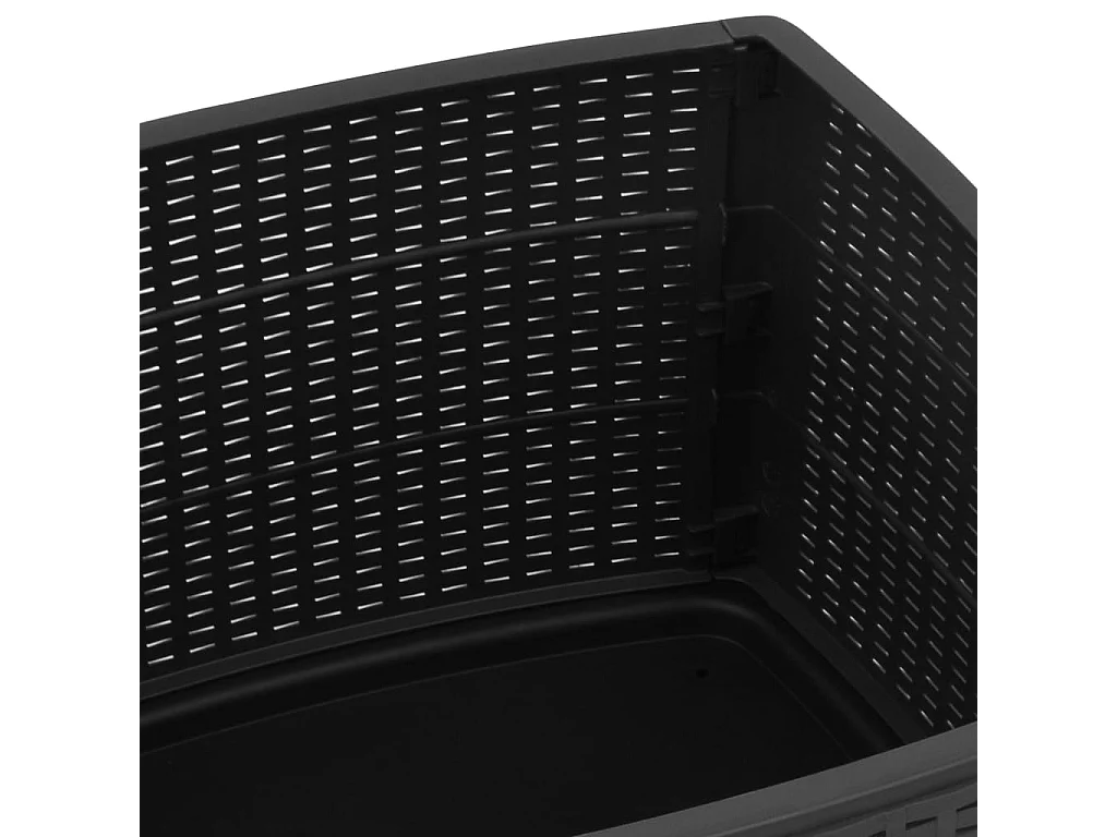 Table de jardin Gris 53x53x40 cm Plastique