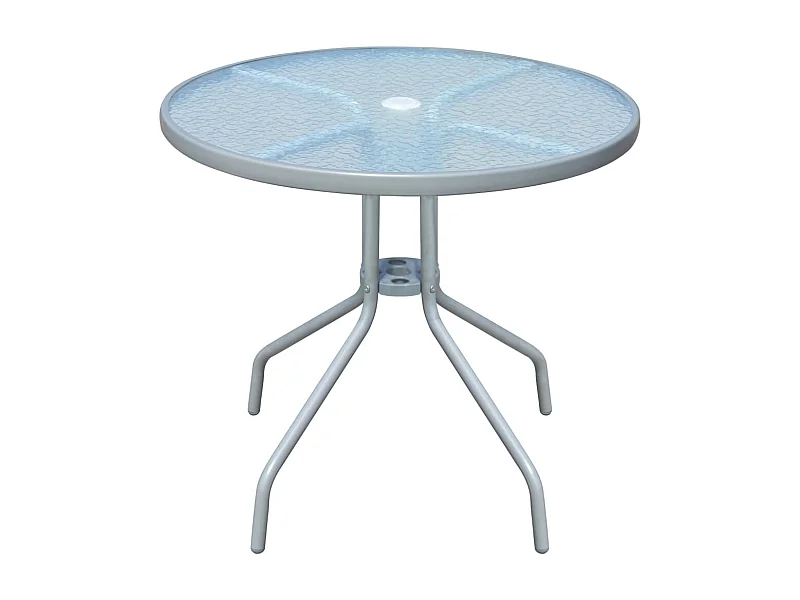 Table de bistro Gris 80x71 cm Acier