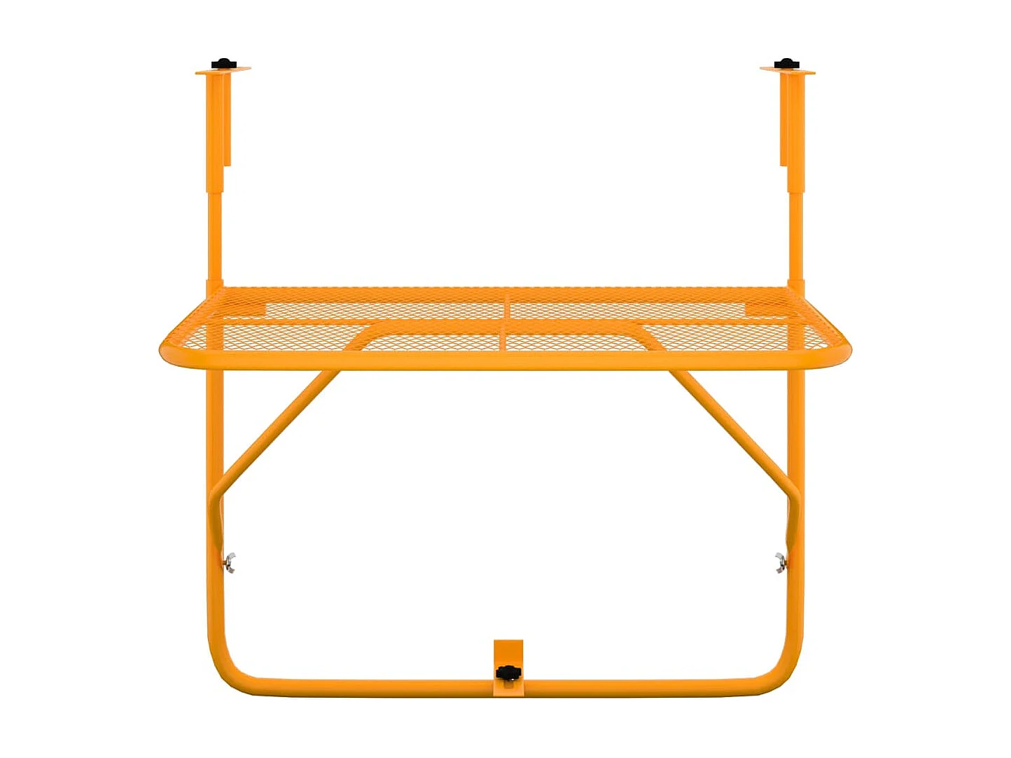 Table de balcon Jaune 60x40 cm Acier