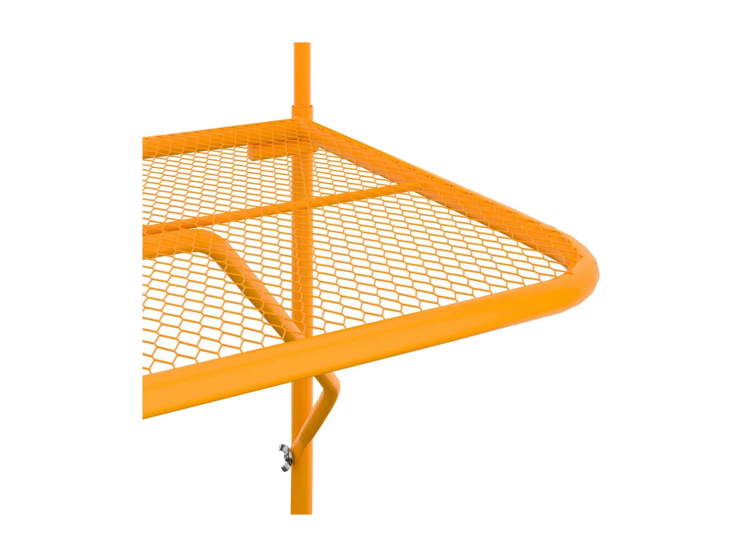 Table de balcon Jaune 60x40 cm Acier