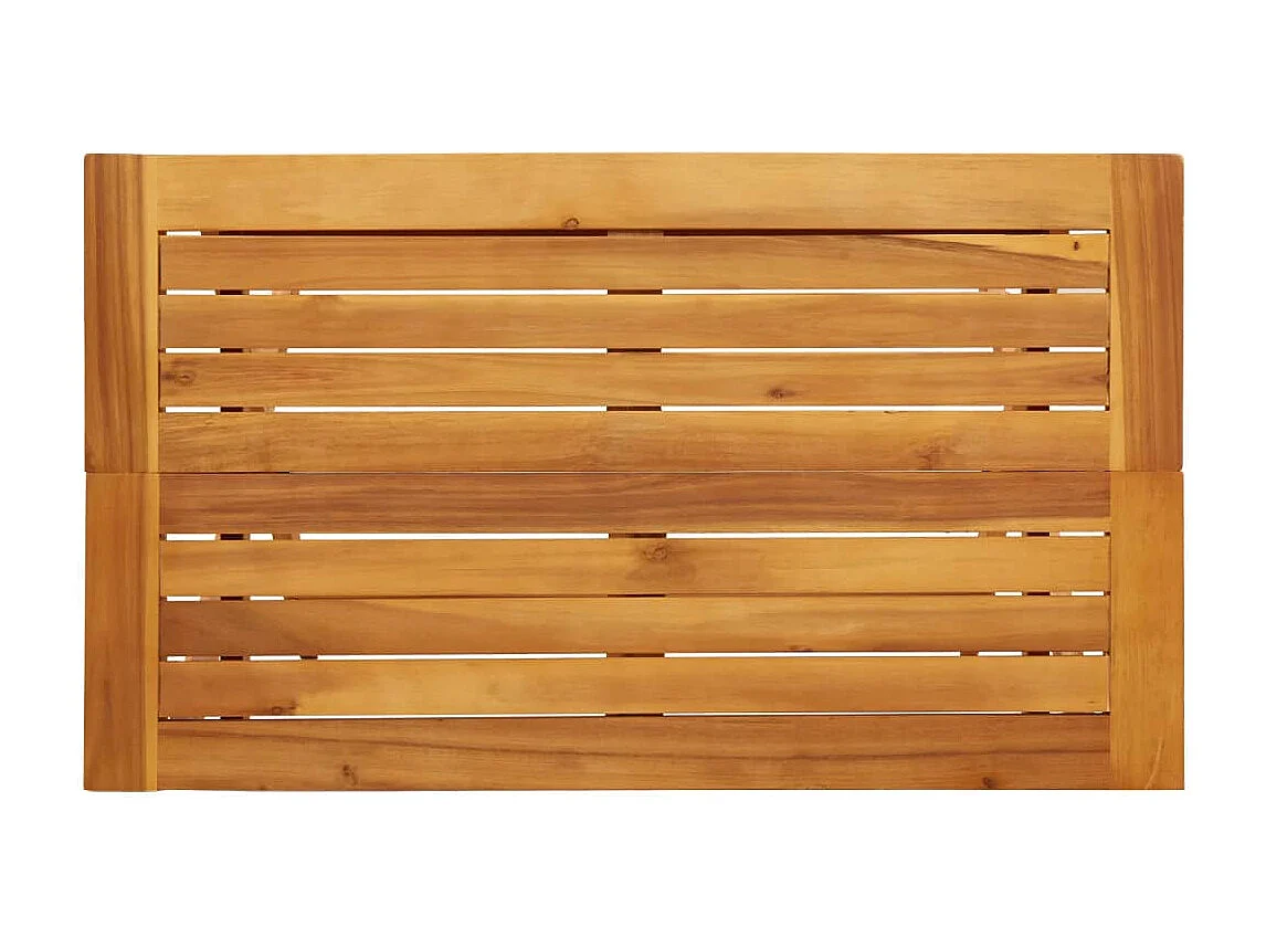 Table pliable de jardin 90x52,5x65 cm bois d'acacia solide