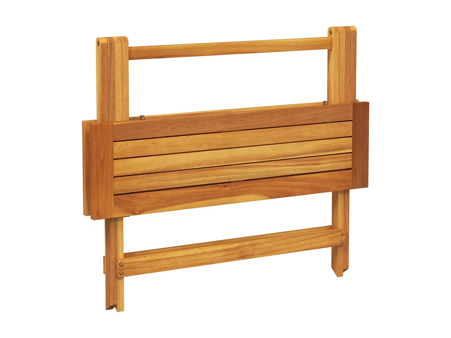 Table pliable de jardin 90x52,5x65 cm bois d'acacia solide