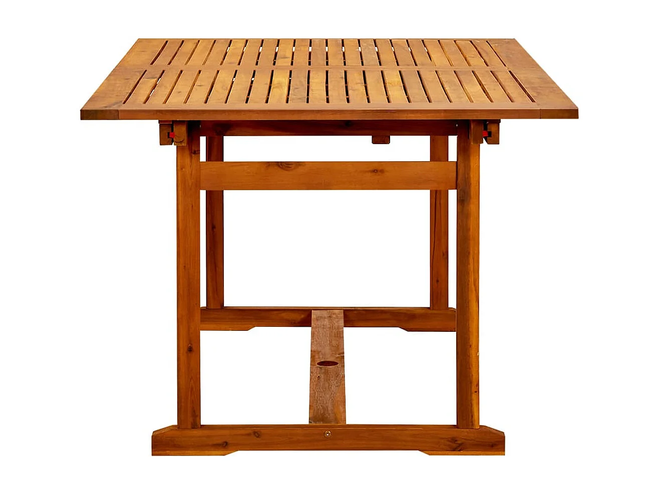 Table à dîner de jardin (150-200)x100x75cm Bois d'acacia massif