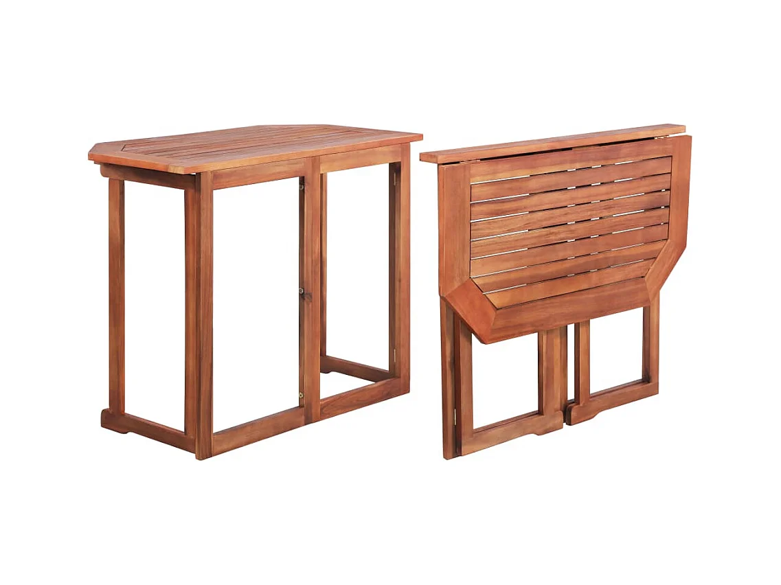 Table de bistro 90x50x75 cm Bois d'acacia massif