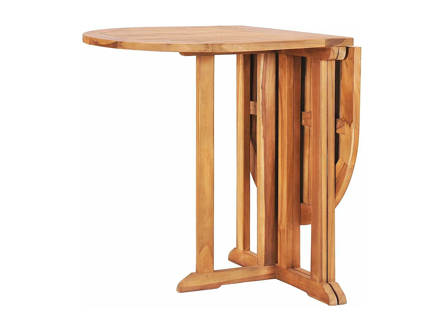 Table pliable de jardin papillon 120x70x75 cm Bois teck solide