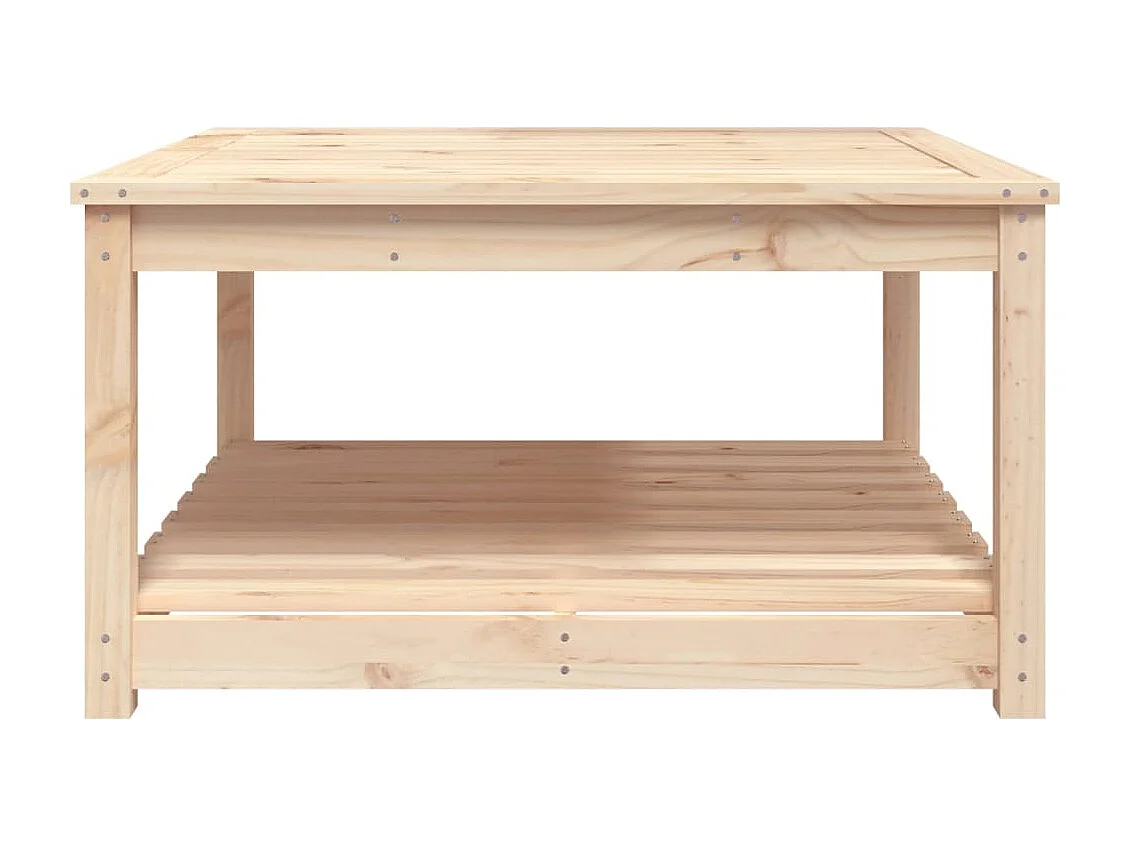 Table de jardin 82,5x82,5x45 cm bois massif de pin