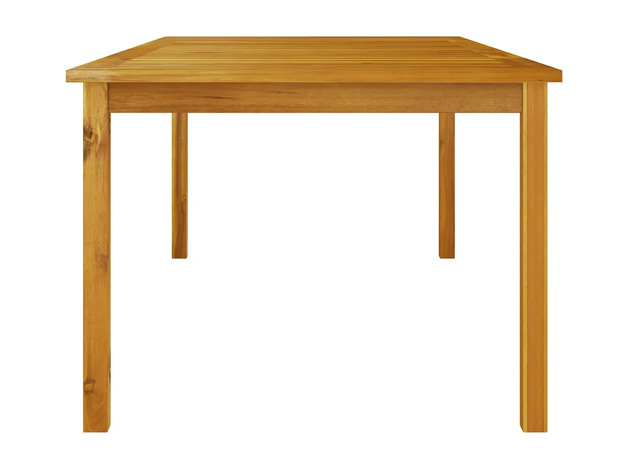 Table de jardin 200x100x74 cm Bois d'acacia solide