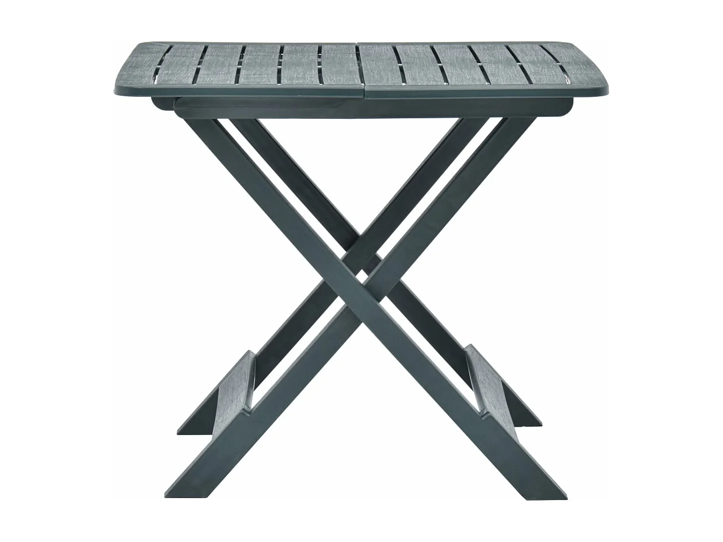 Tuintafel inklapbaar 79x72x70 cm kunststof groen
