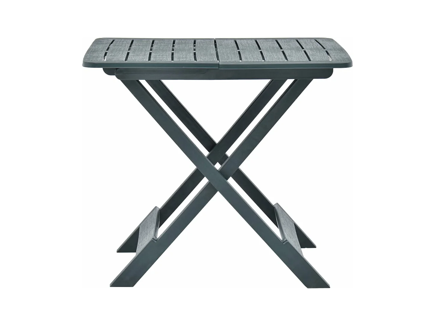 Table pliable de jardin Vert 79x72x70 cm Plastique