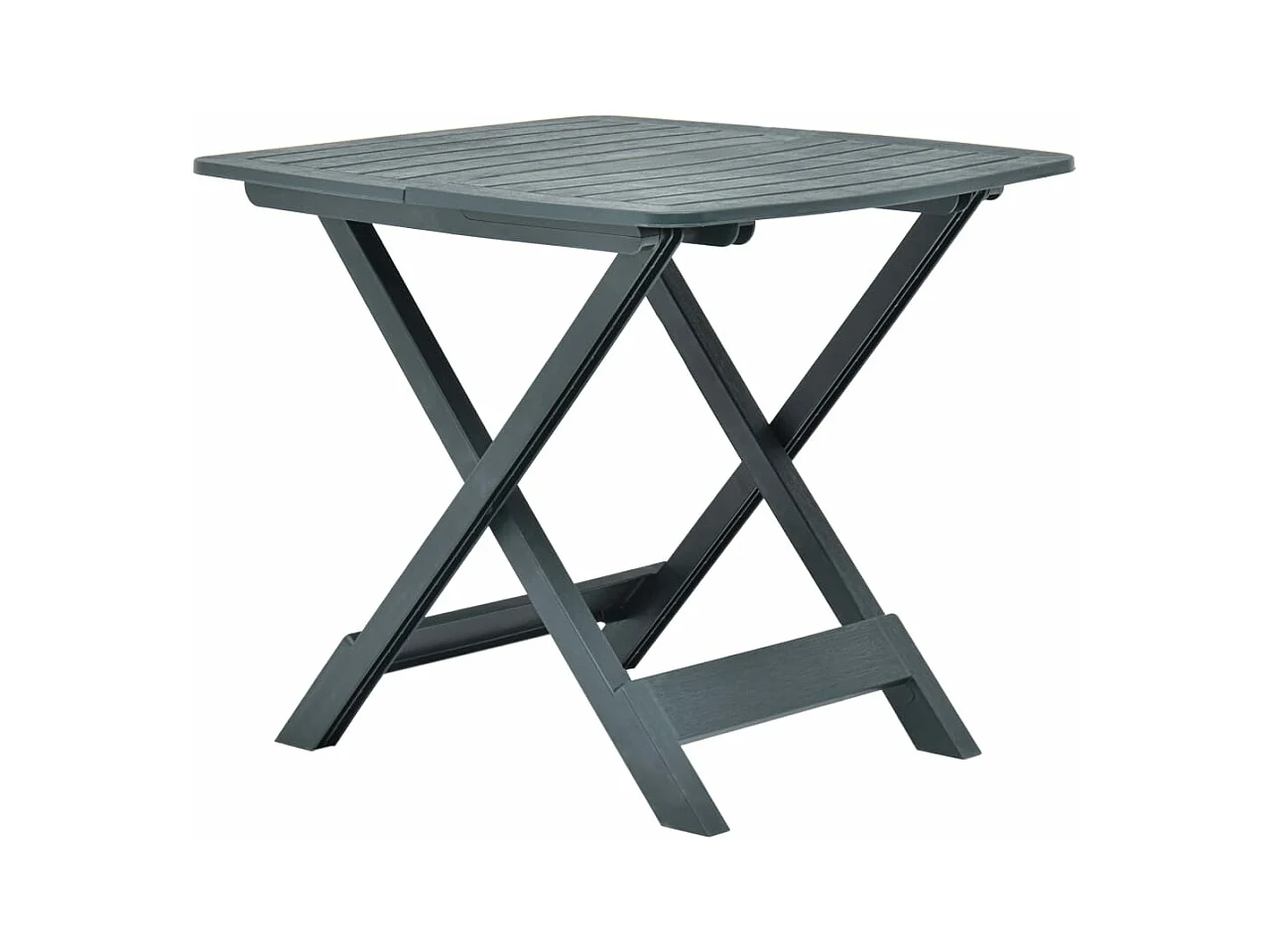 Table pliable de jardin Vert 79x72x70 cm Plastique