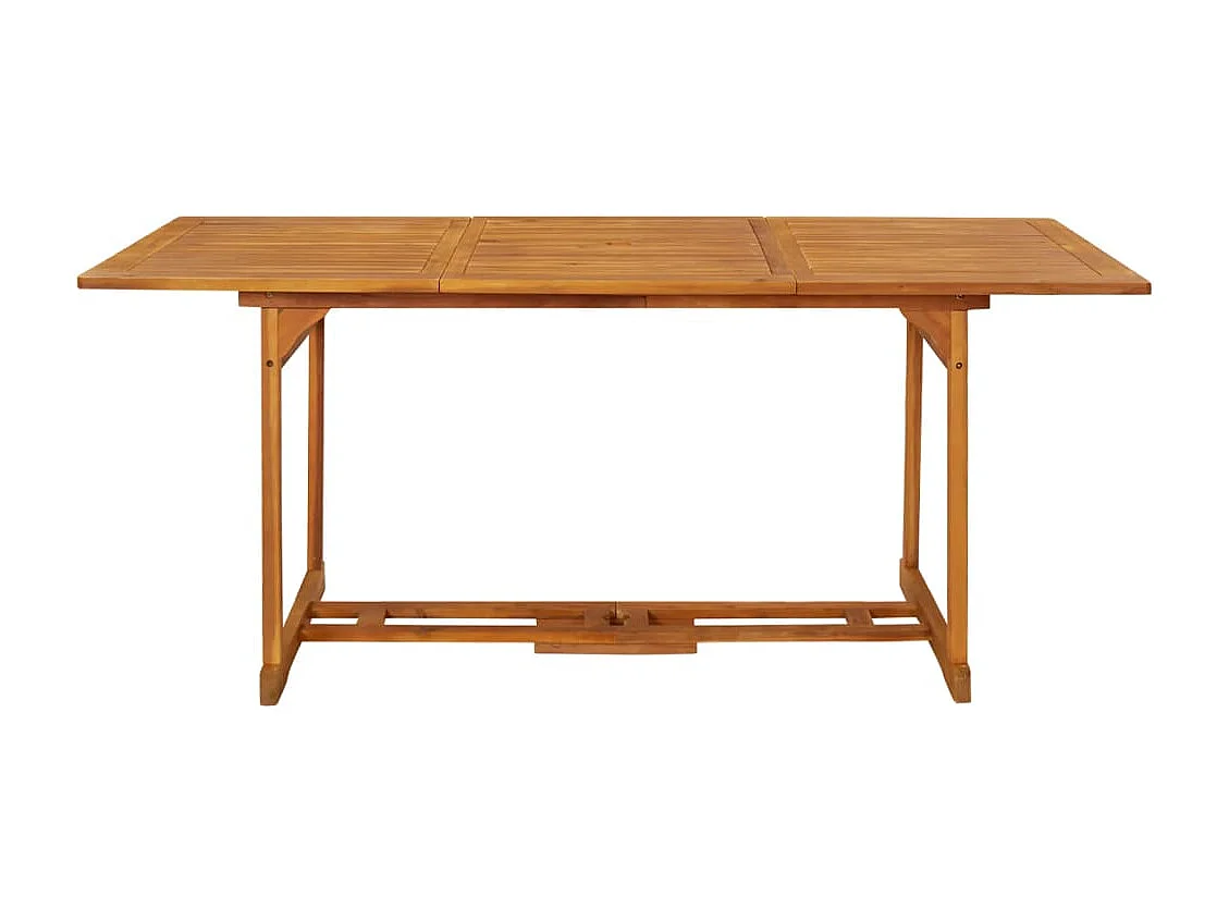 Table à dîner de jardin 180x90x75 cm Bois d'acacia solide