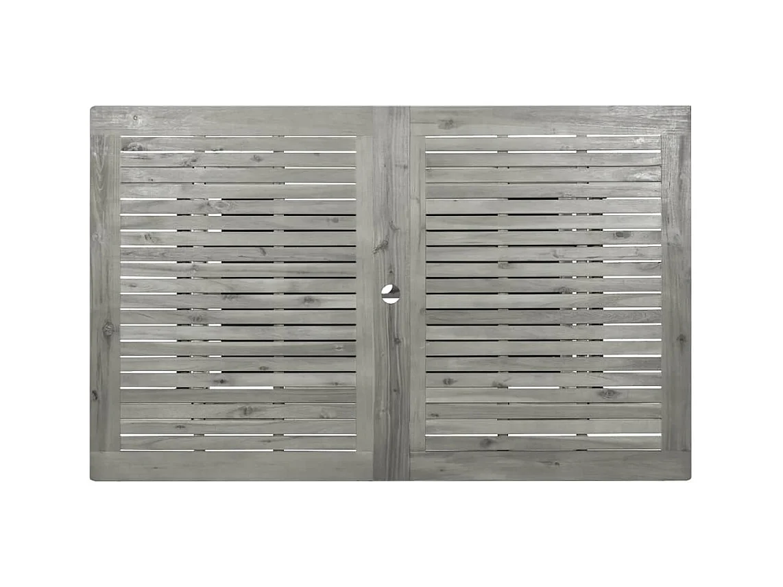 Tuintafel (160-240)x100x75 cm massief acaciahout