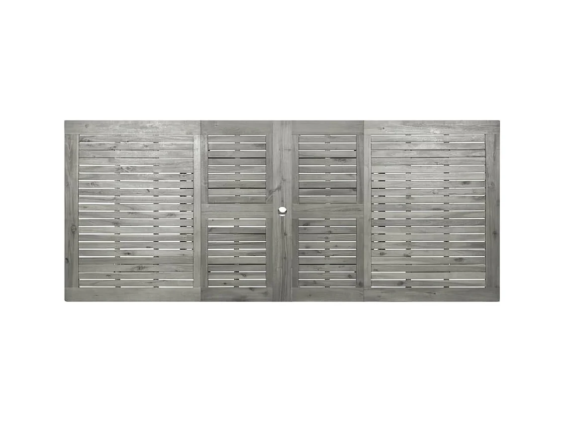 Tuintafel (160-240)x100x75 cm massief acaciahout