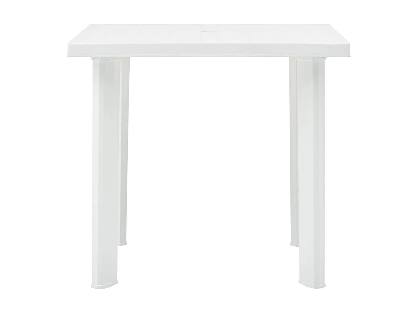 Table de jardin Blanc 80x75x72 cm Plastique