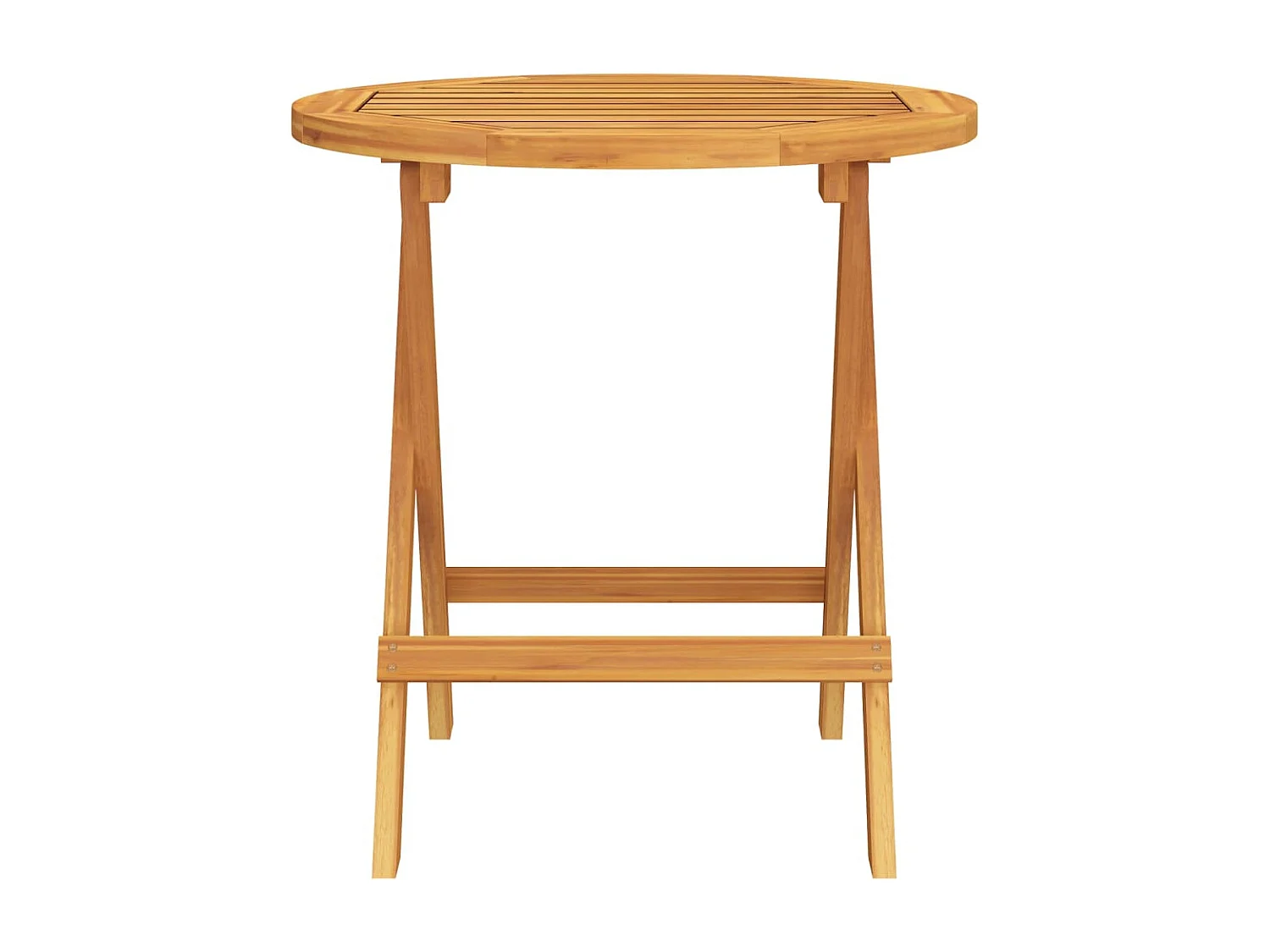 Table de bistro Ø46x47 cm Bois d'acacia massif