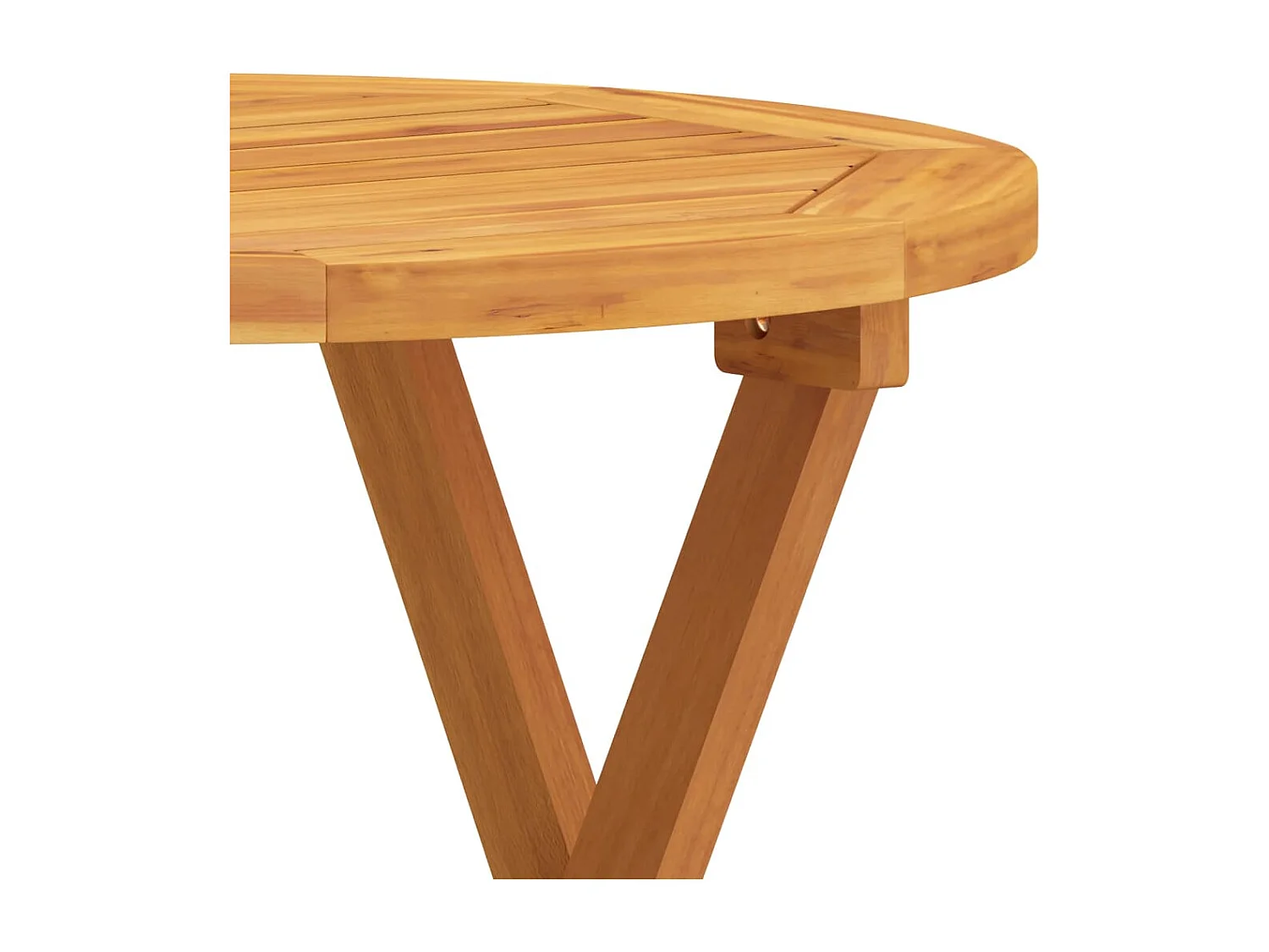 Table de bistro Ø46x47 cm Bois d'acacia massif