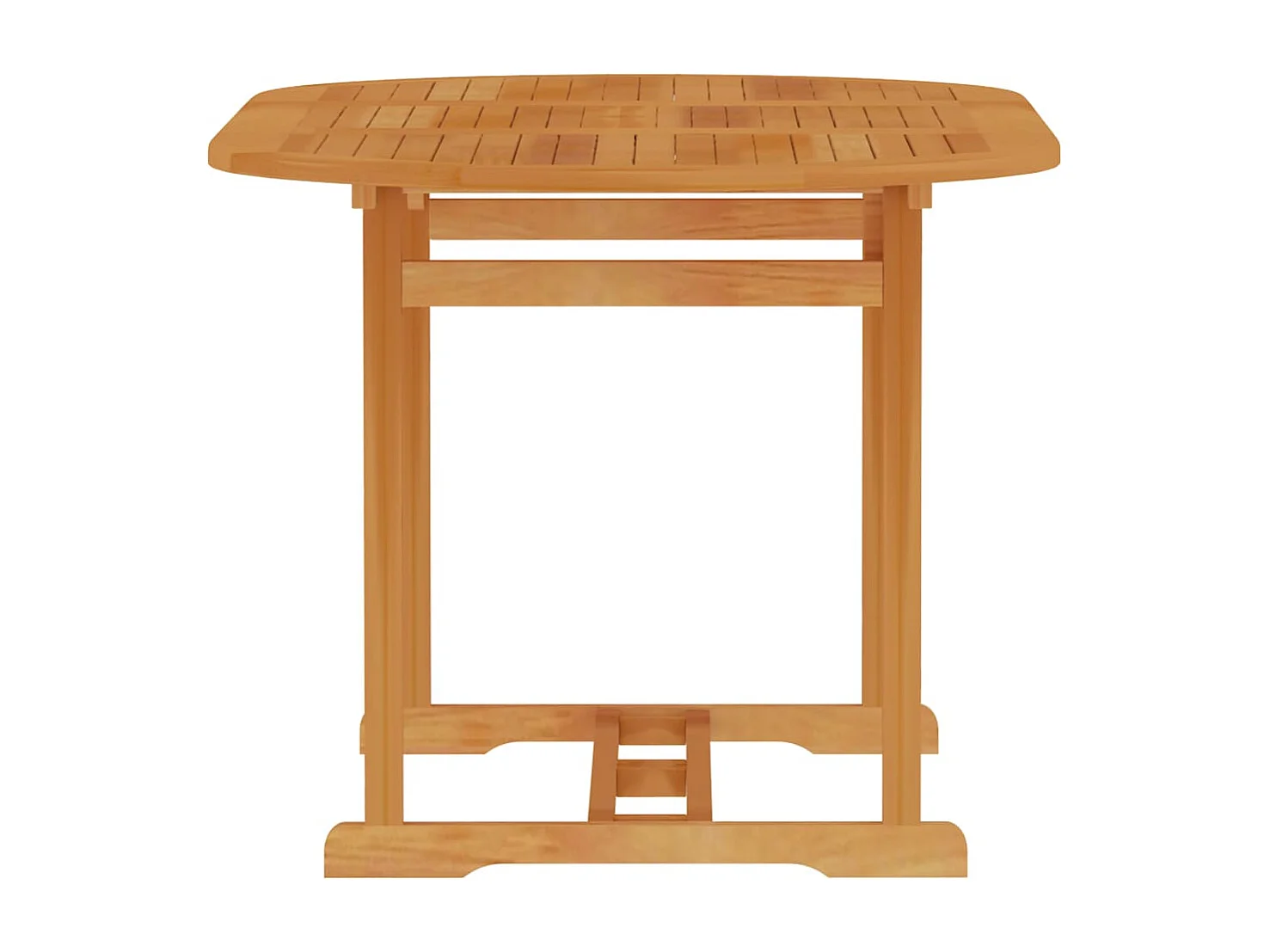 Tuintafel 150x90x75 cm massief teakhout