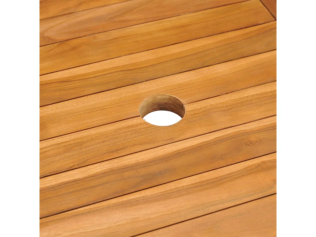 Tuintafel 150x90x75 cm massief teakhout