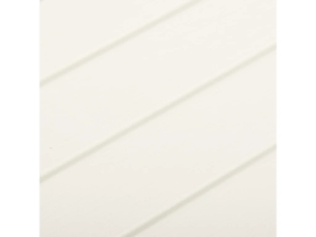 Mesa de jardín plástico blanco 53x53x40 cm