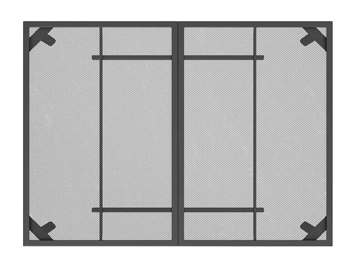 Table de jardin anthracite 110x80x72 cm Treillis d'acier