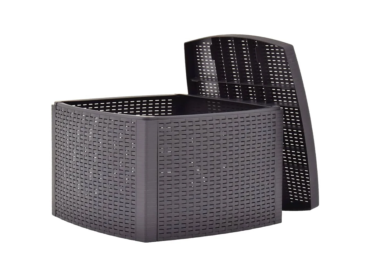 Table d'appoint Mocha 54x54x36,5 cm Plastique