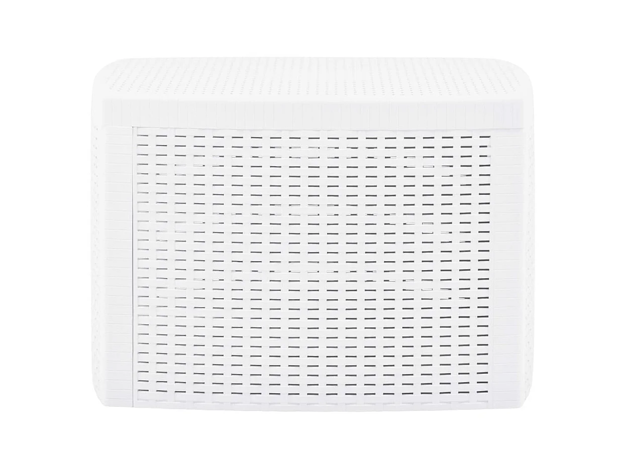 Table d'appoint Blanc 54x54x36,5 cm Plastique