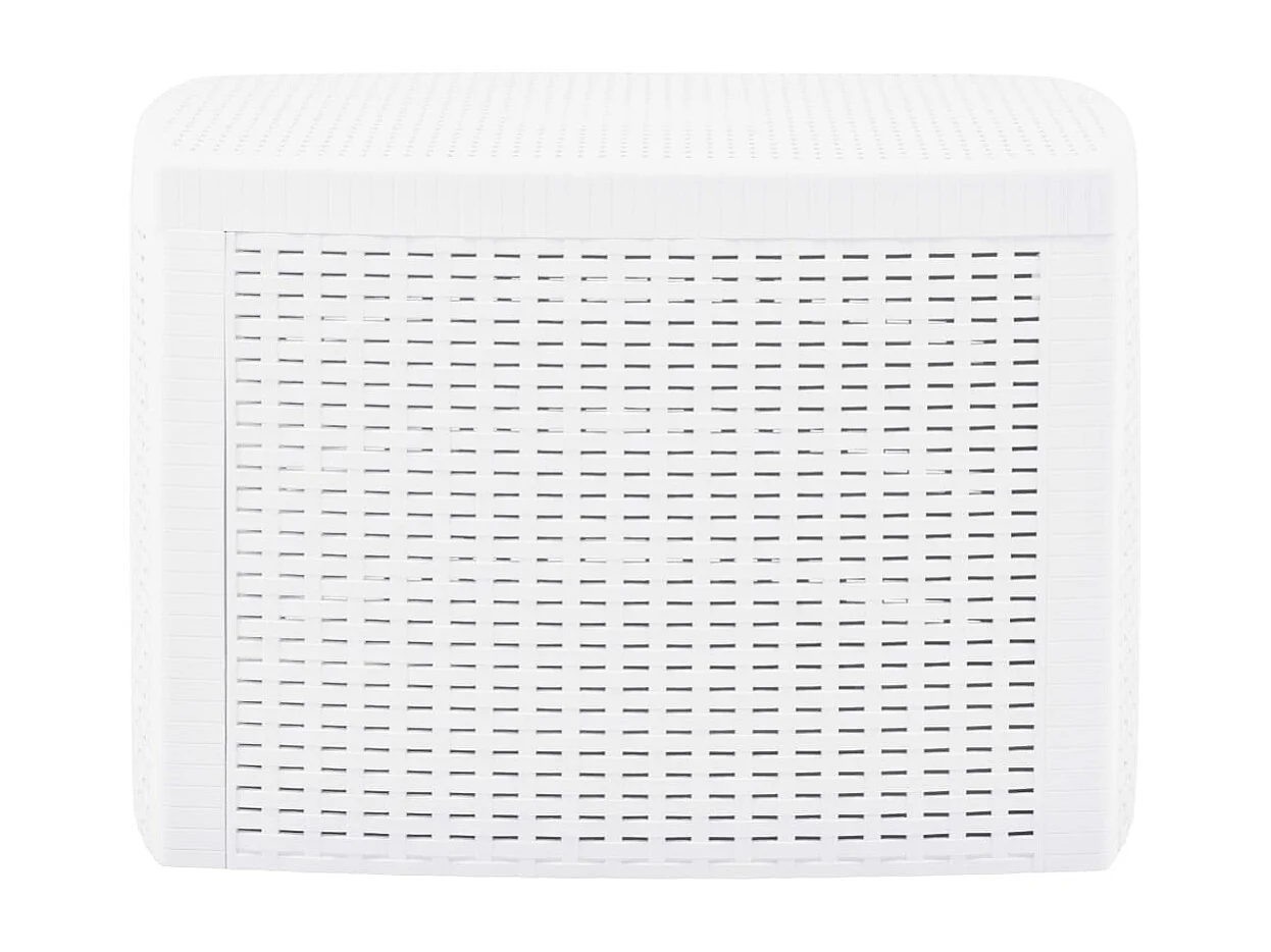 Table d'appoint Blanc 54x54x36,5 cm Plastique