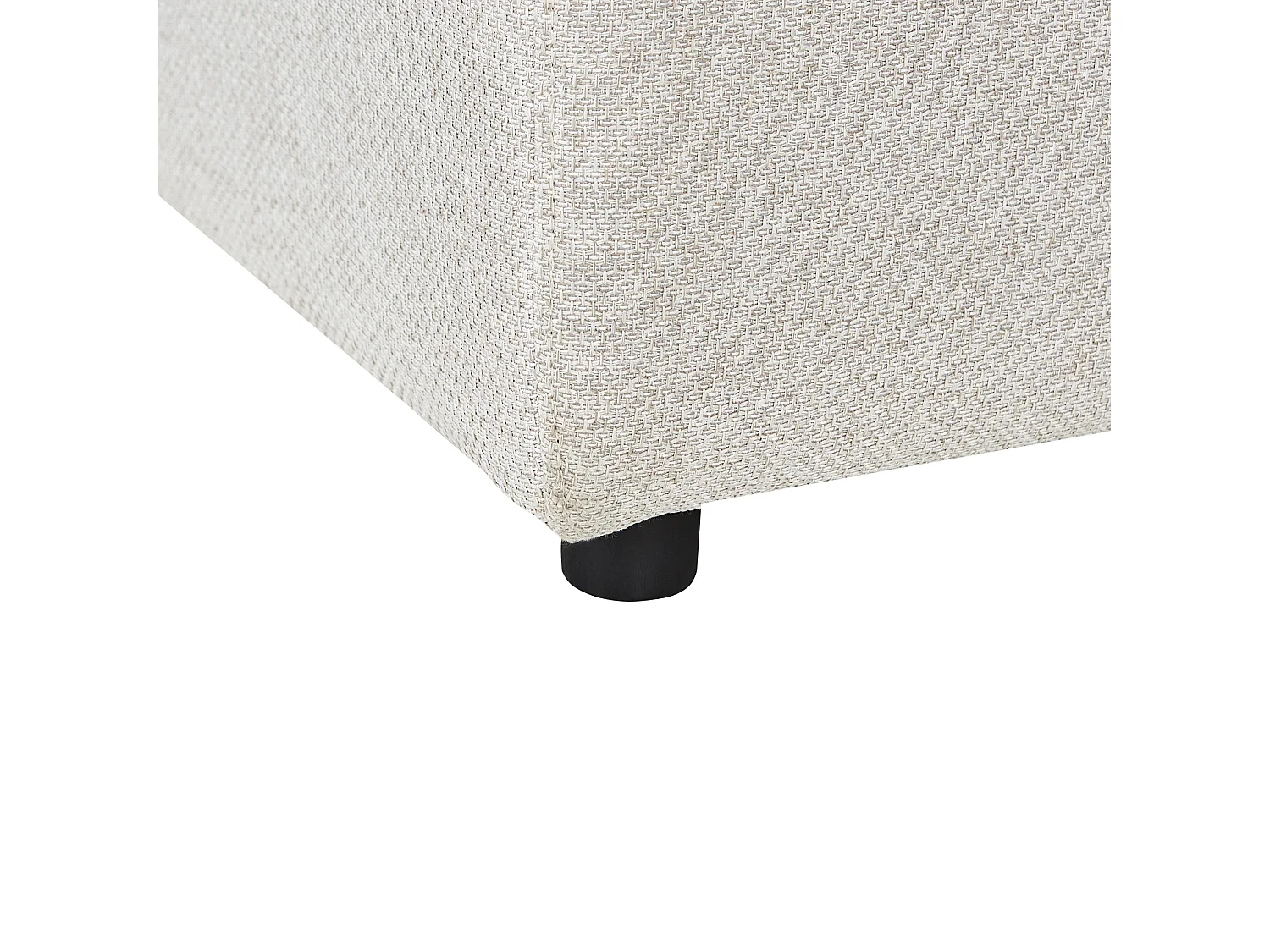 Ottoman INNVIK Tissu Beige clair
