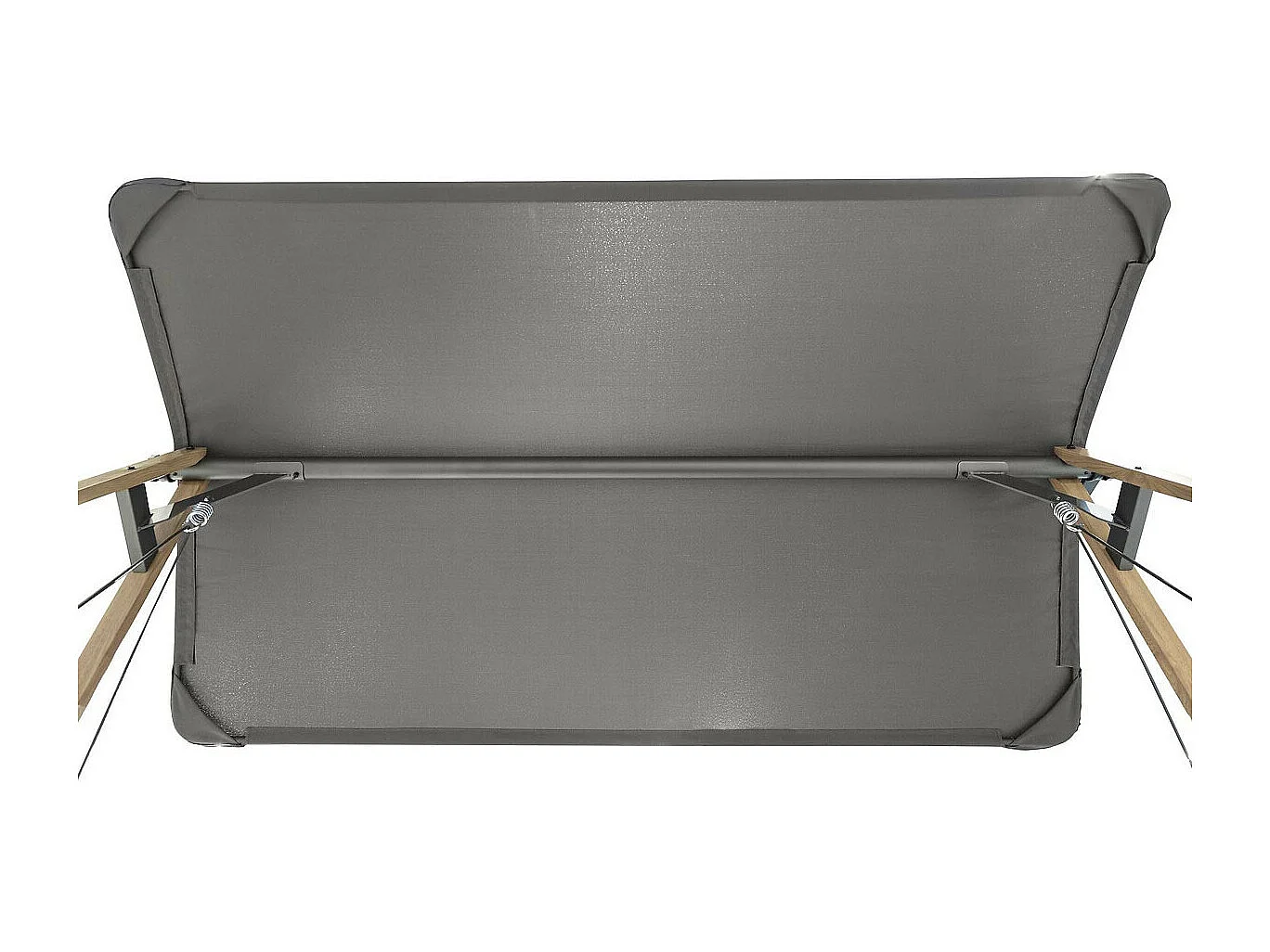 Balancelle ardoise 3 places Soly Honey Charbon - Hespéride