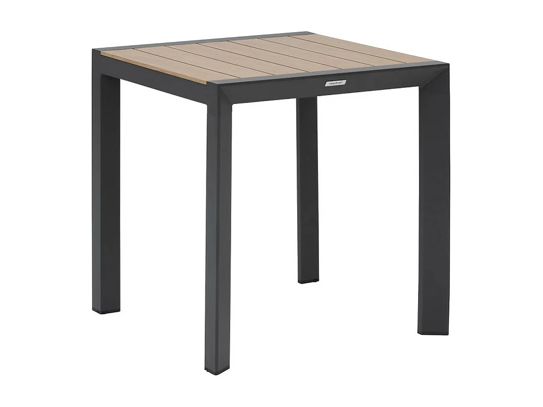 Table fixe carrée 2p Evasion honey/graphite Hespéride