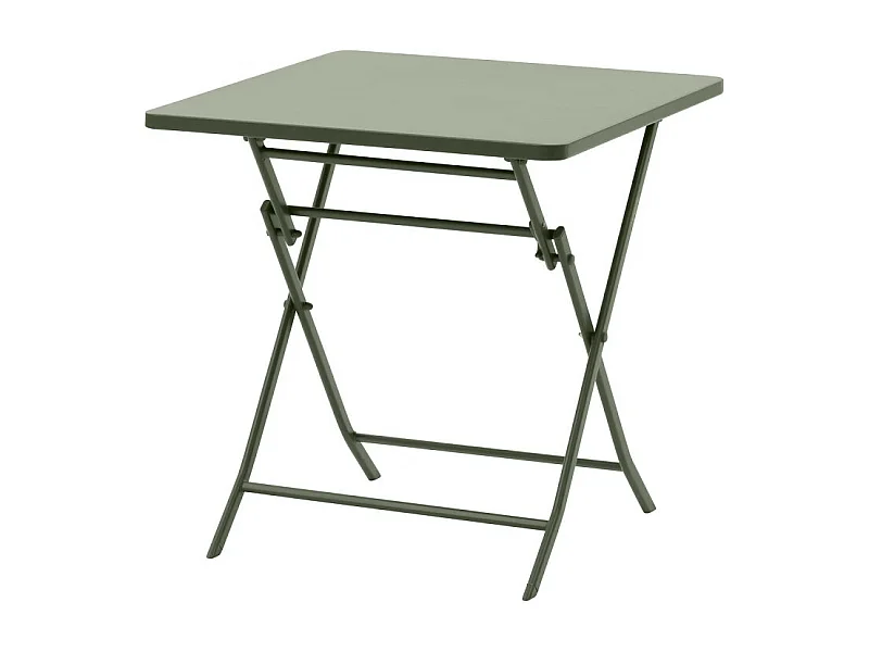 Table carrée pliante Greensboro 2p laurier Hespéride