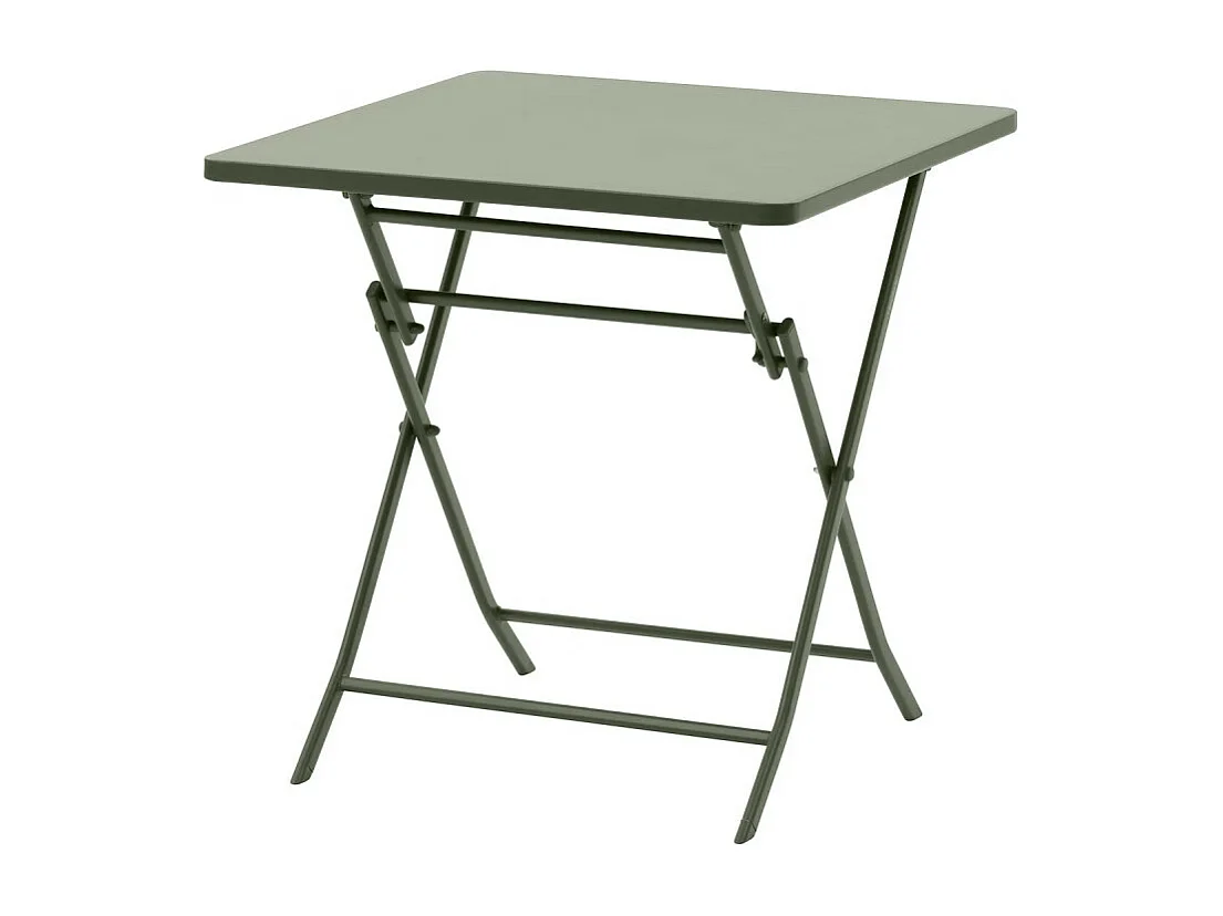 Table carrée pliante Greensboro 2p laurier Hespéride