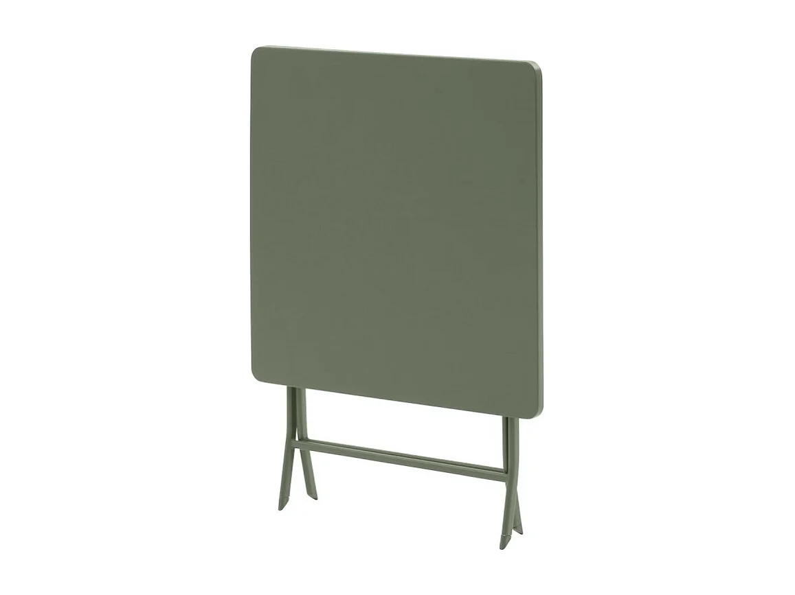 Table carrée pliante Greensboro 2p laurier Hespéride