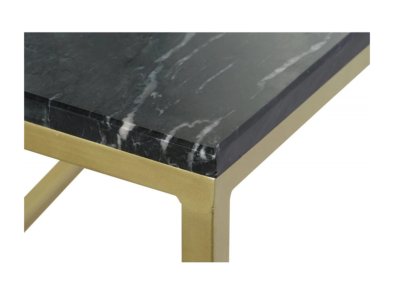 Table gigogne marbre élégance et finition dorée