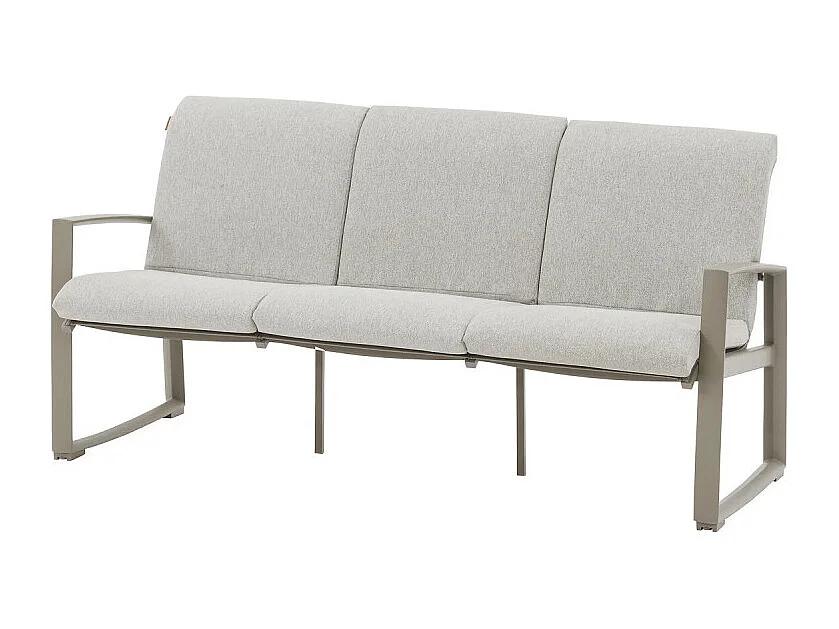 Salon de jardin Boreane 5 places noisette / café Hespéride