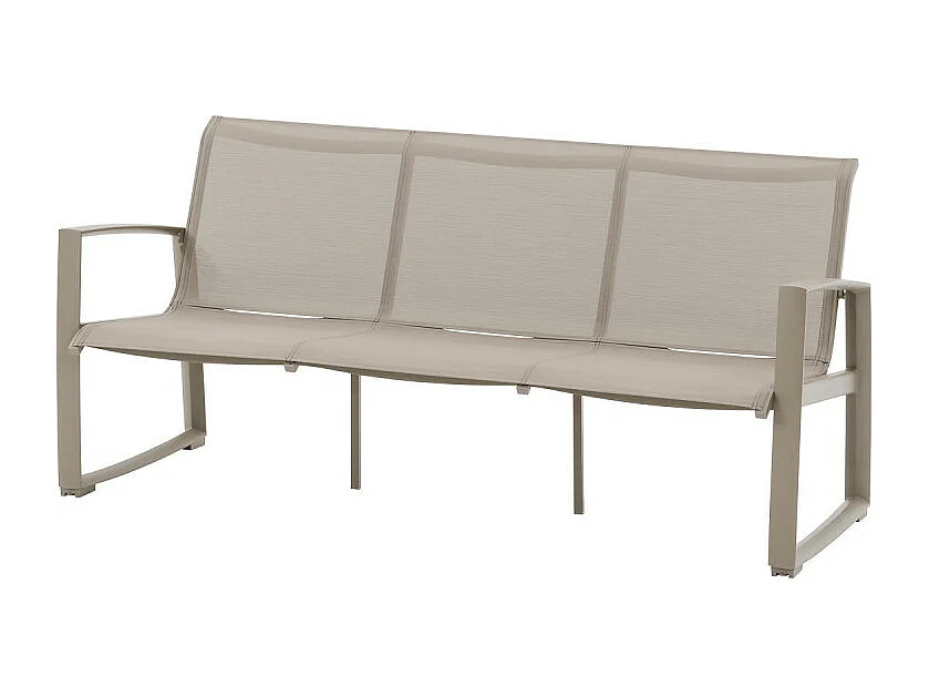 Salon de jardin Boreane 5 places noisette / café Hespéride