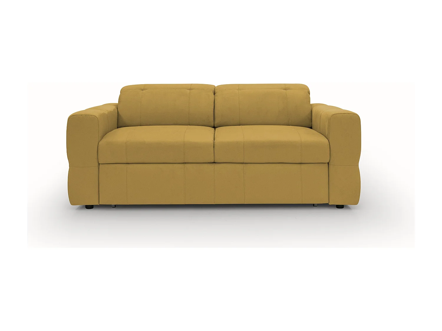 Kronos Canapé 193 cm avec pouf amovible en microfibre imperméable Jaune