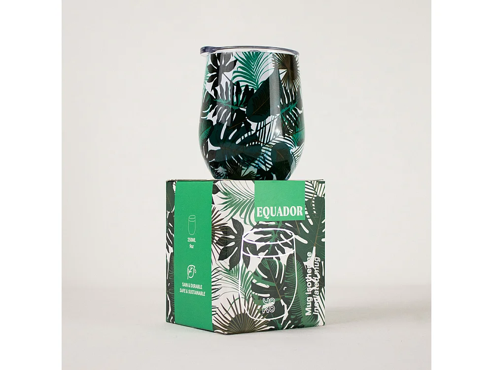 Mug à café isotherme Yoko Design Equador 250ml