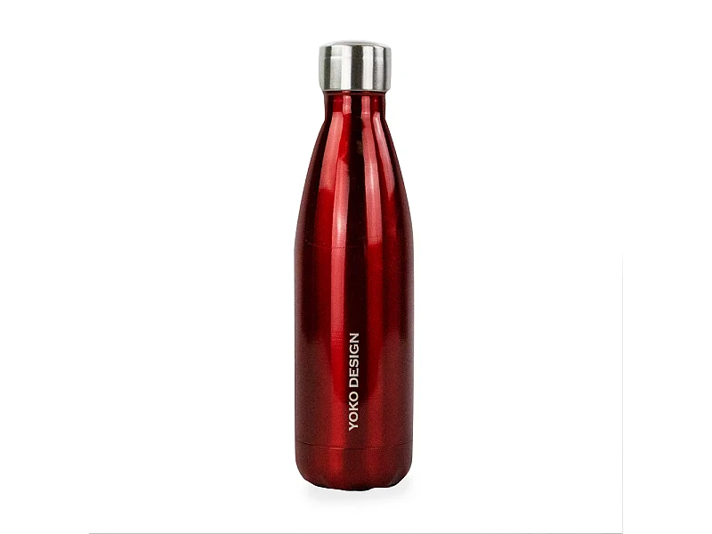 Bouteille isotherme rouge brillant 50 cl