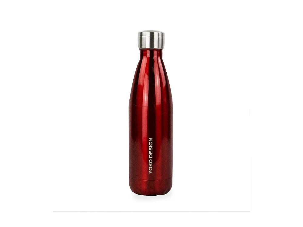 Bouteille isotherme rouge brillant 50 cl