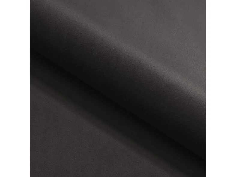 Hoekbank GLAM met slaapfunctie, ottomane & gouden poten – fluwelen bank in glamstijl met sierkussens, 258x167x91cm, Linkerkant ZWART