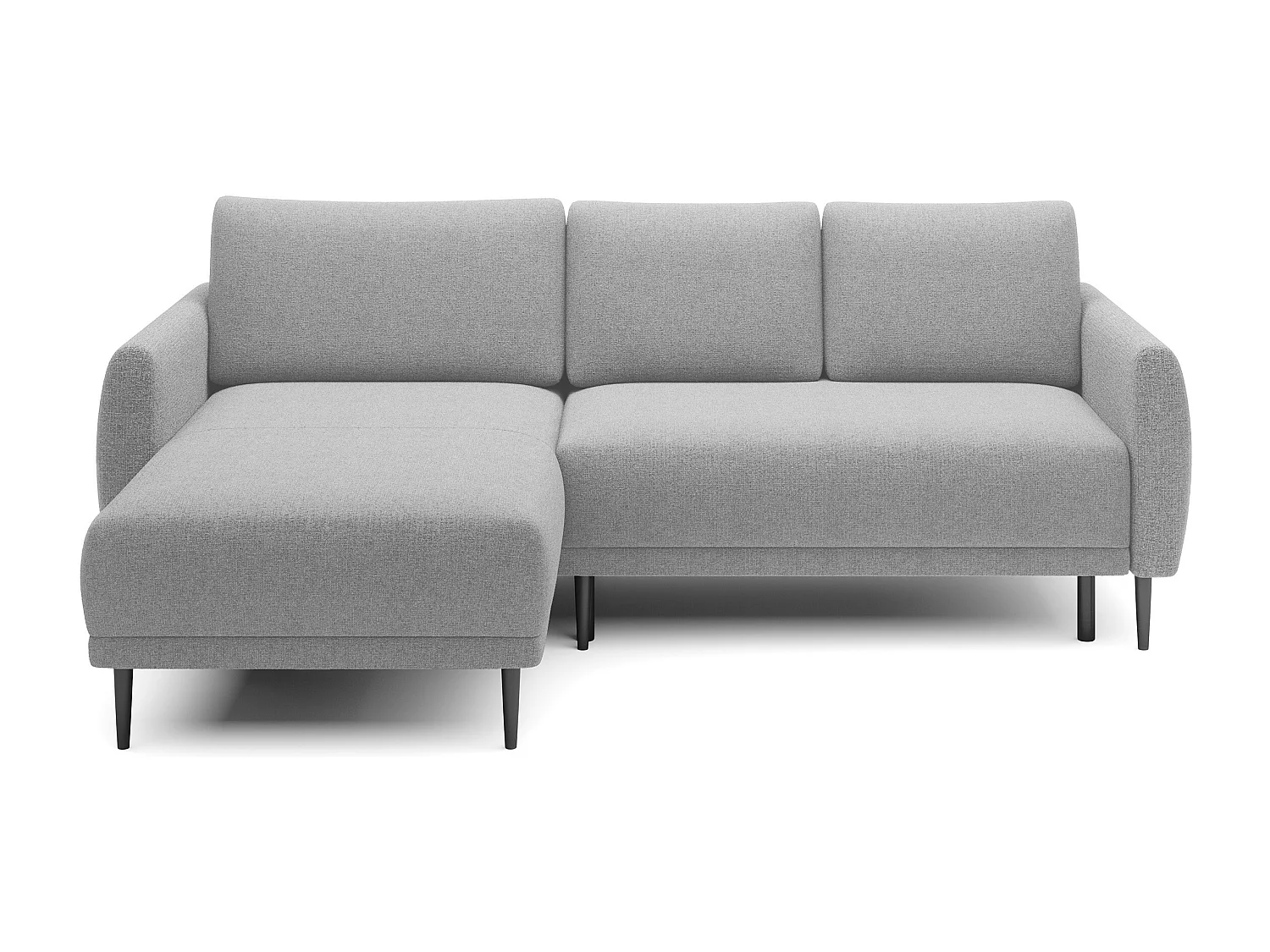 CANAPE BONO Canapé élégant avec fonction sommeil, Pieds en bois robustes, Accoudoirs élégants, Assise profonde 226x164x88cm, Côté gauche frêne