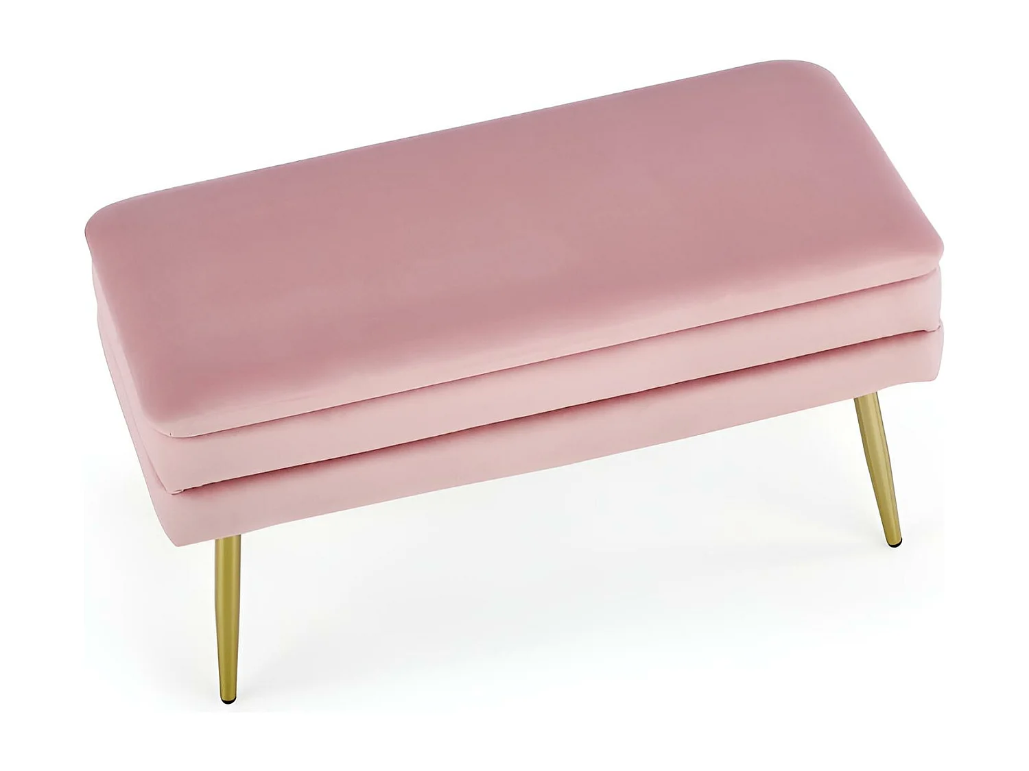 Sitzbank Velva/Samtstoffbezug/Pink